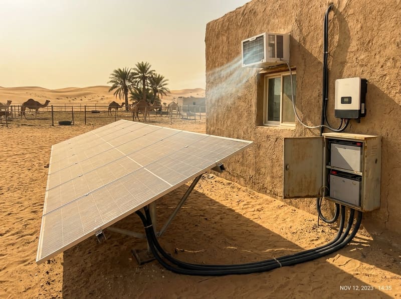 Azba AC on solar — Al Noor Solar